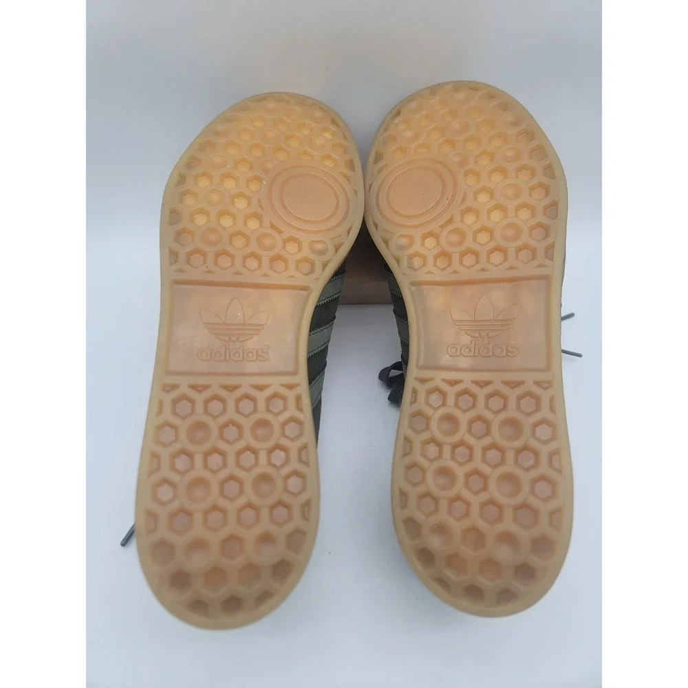 Adidas Hamburg Green Suede Sneakers‎ Gum Sole Men's Size 9